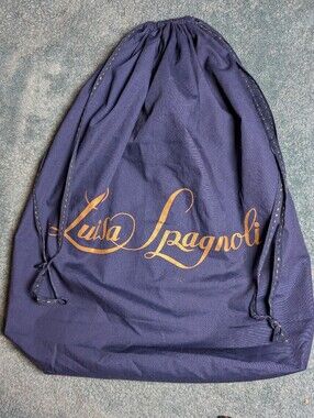 Luisa Spagnoli Large Drawstring Dust Bag Tote Shoulder Handbag Travel Storage